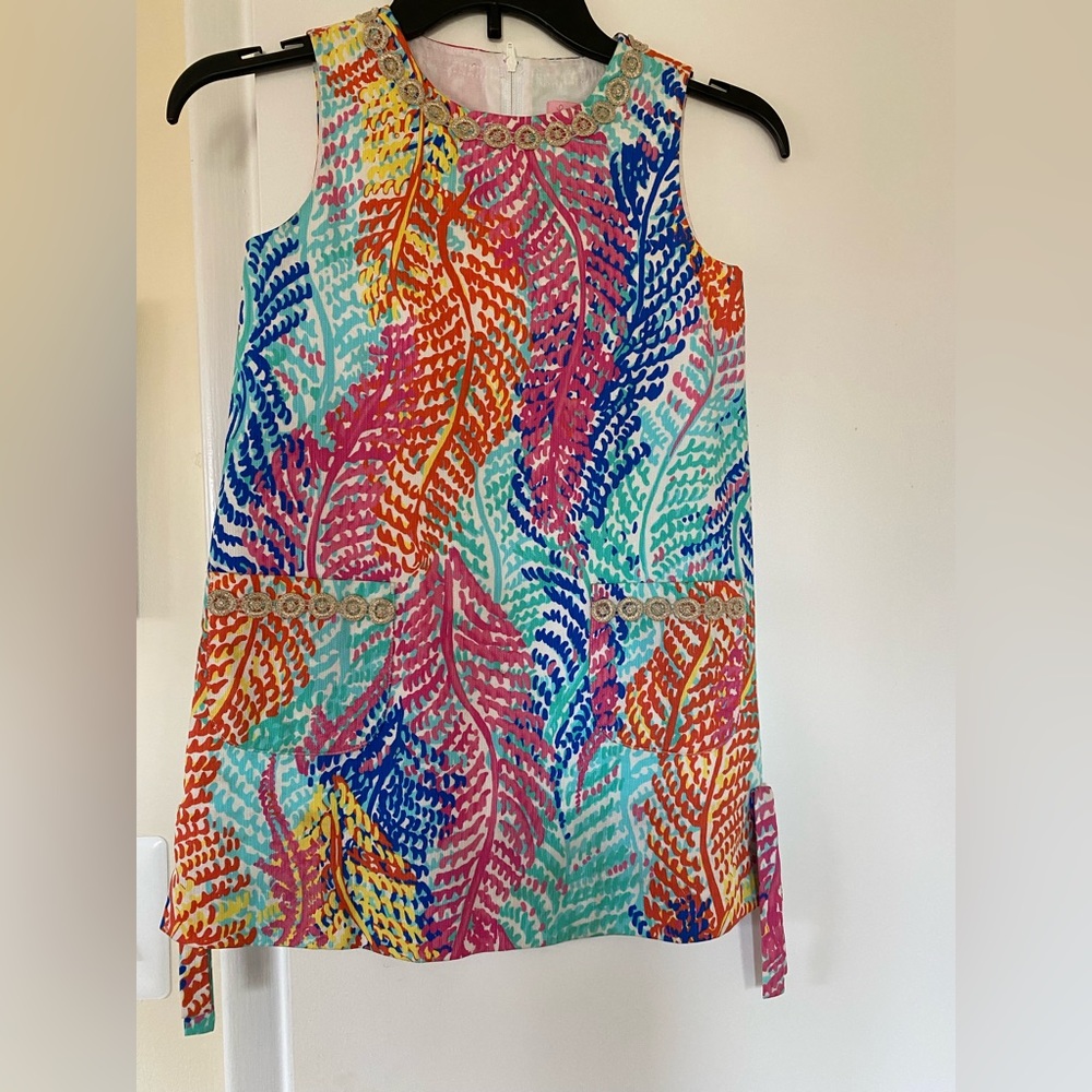 Lilly Pulitzer Girls Shift Dress - size 7